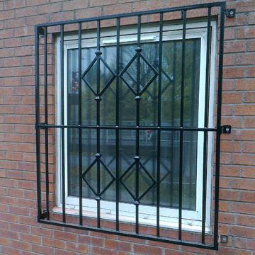 Decorative Window Bars Removeable Security Window Bars And