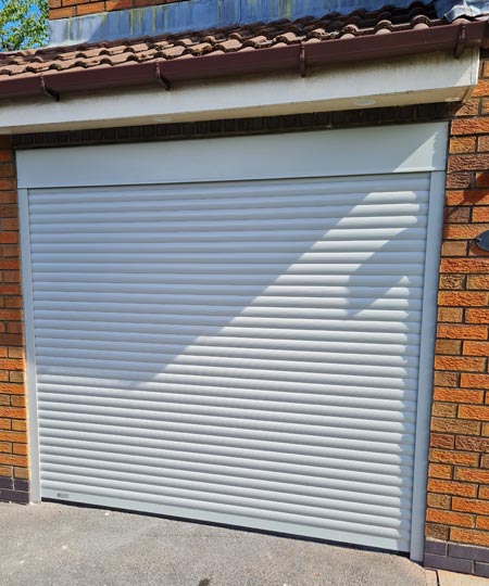 Compact garage door