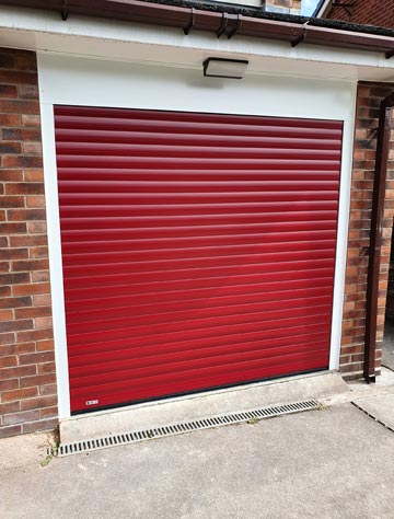 electric roller garage door