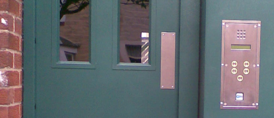 communal entrance doors for flats