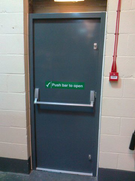 fire exit doors