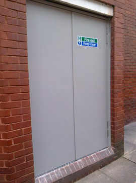 fire exit doors