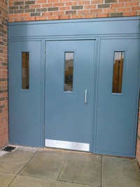 steel personnel doors