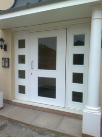 steel entrance doors