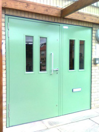 steel personnel doors