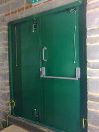 steel personnel doors